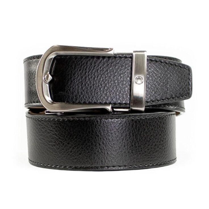 NexBelt Frances Ebony Leather Black Belt